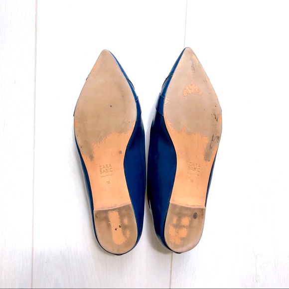 EUC Zara Pointed Flats with Tassels - Picture 3 of 4